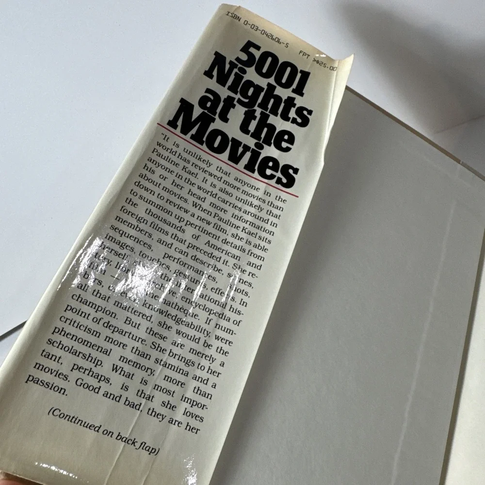 5001 Nights At The Movies Guide A to Z‎ Kael 1st Hollywood Motion Pictures Films